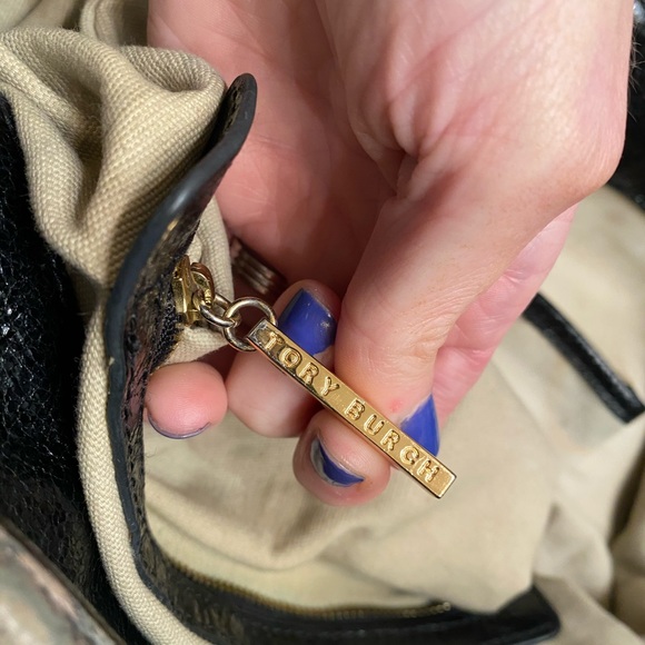 Tory Burch Snakeskin Tote - Picture 11 of 13